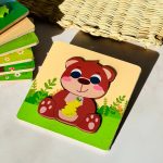 پازل چهار تکه چوبی وارداتی