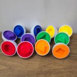 اسباب بازی تخم مرغ اشکال ۱۲ تایی تطابق و جایگذاری