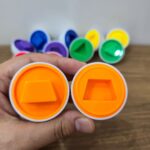اسباب بازی تخم مرغ اشکال ۱۲ تایی تطابق و جایگذاری